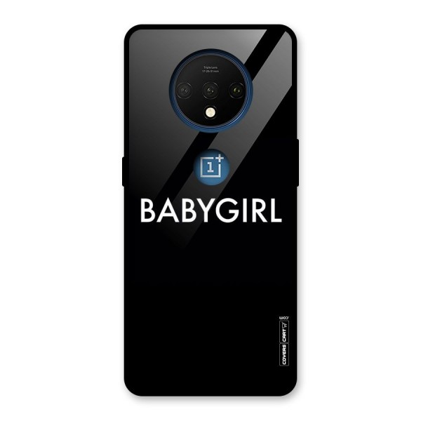 Baby Girl Glass Back Case for OnePlus 7T