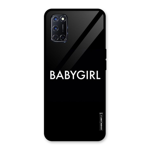 Baby Girl Glass Back Case for Oppo A52