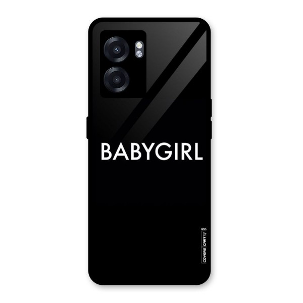 Baby Girl Glass Back Case for Oppo K10 (5G)