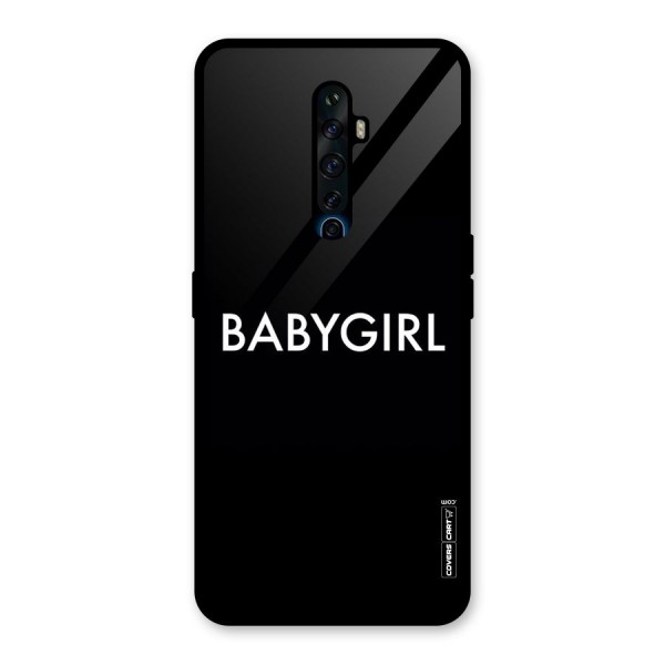 Baby Girl Glass Back Case for Oppo Reno2 Z