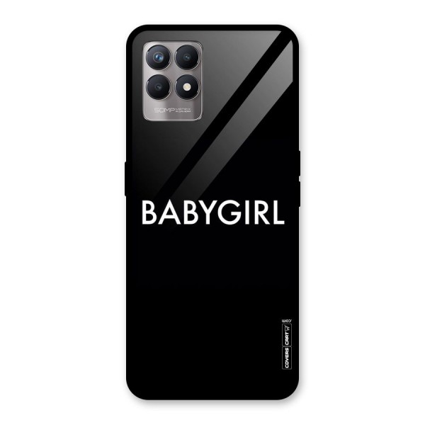 Baby Girl Glass Back Case for Realme 8i