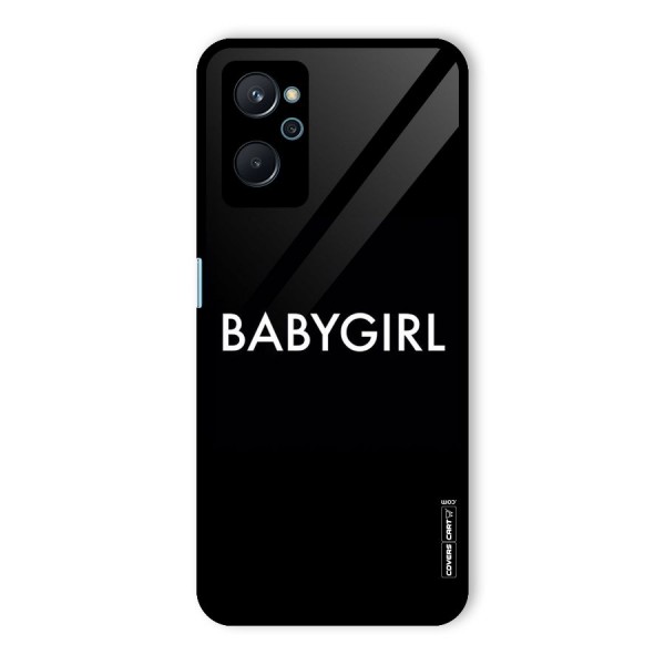 Baby Girl Glass Back Case for Realme 9i