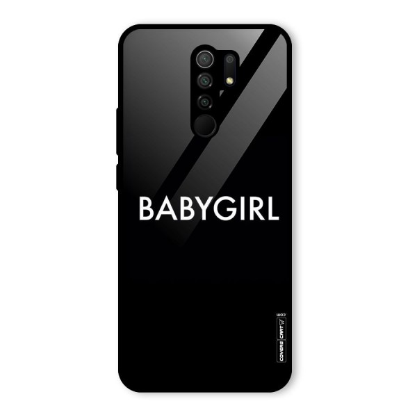 Baby Girl Glass Back Case for Redmi 9 Prime