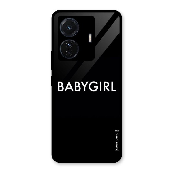 Baby Girl Glass Back Case for Vivo T1 Pro