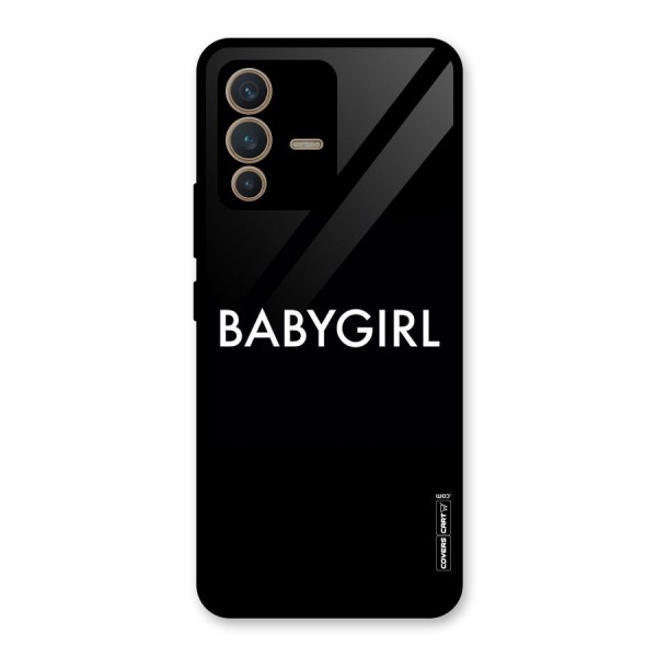 Baby Girl Glass Back Case for Vivo V23 5G