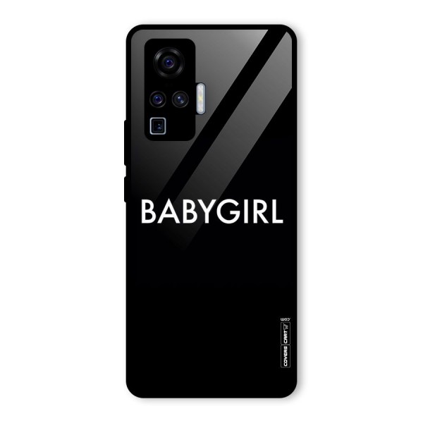 Baby Girl Glass Back Case for Vivo X50 Pro