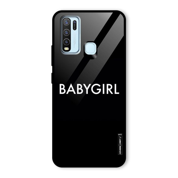 Baby Girl Glass Back Case for Vivo Y30