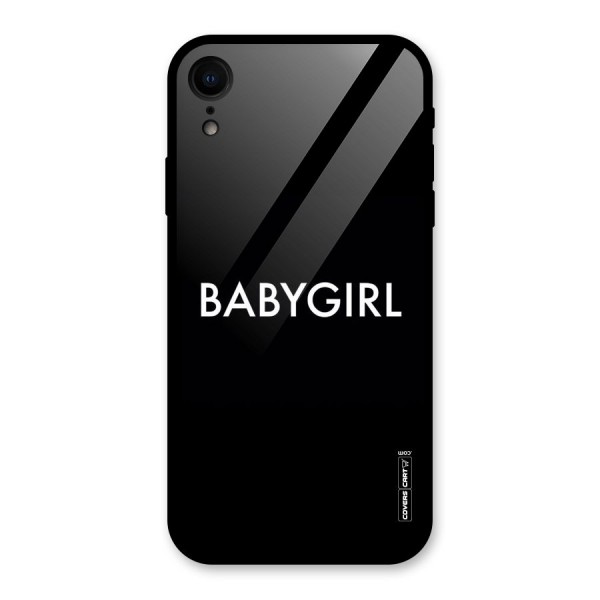 Baby Girl Glass Back Case for XR