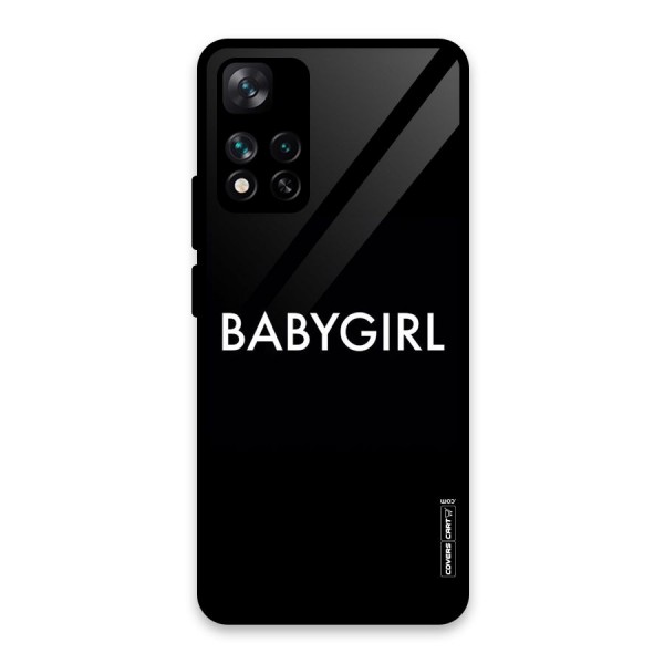 Baby Girl Glass Back Case for Xiaomi 11i 5G