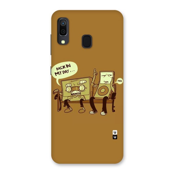 Back In Day Casette Back Case for Galaxy A20