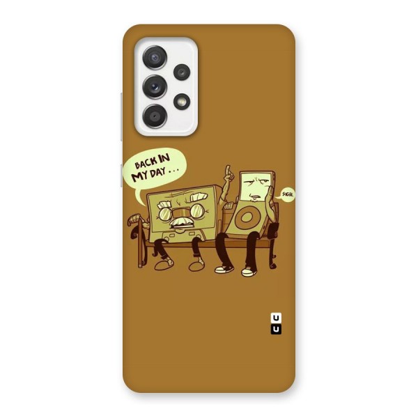 Back In Day Casette Back Case for Galaxy A52