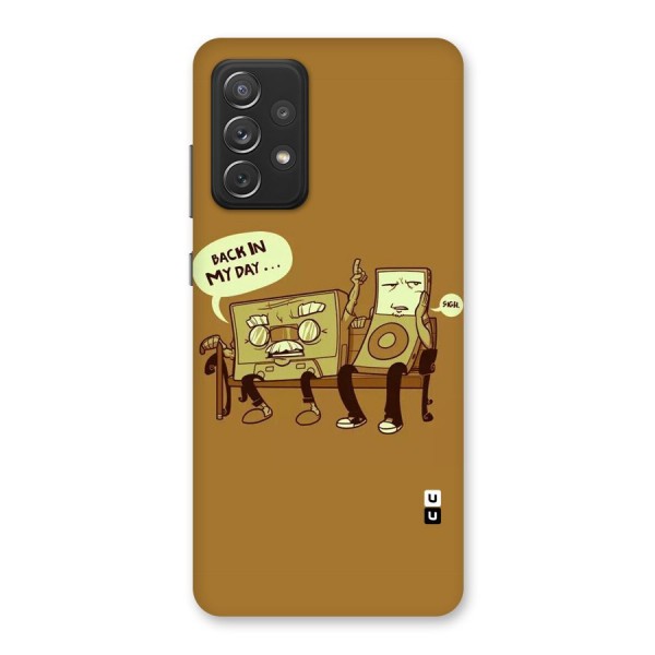 Back In Day Casette Back Case for Galaxy A72