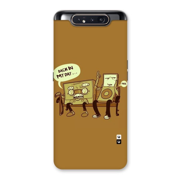 Back In Day Casette Back Case for Galaxy A80