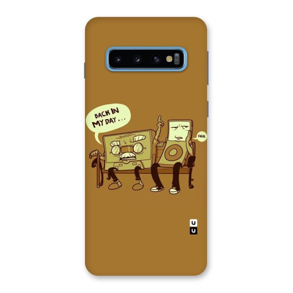 Back In Day Casette Back Case for Galaxy S10