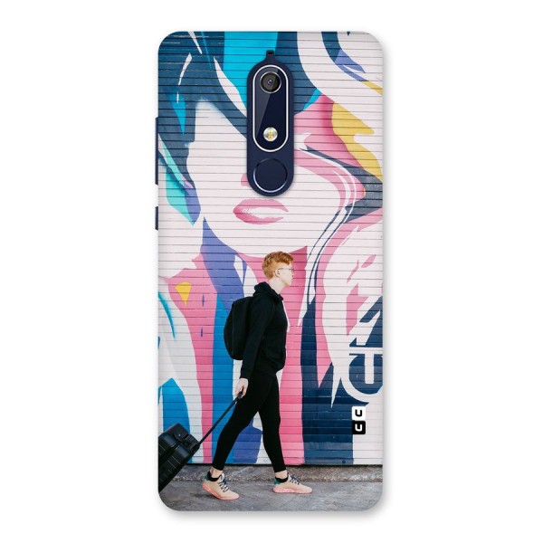 Backpacker Back Case for Nokia 5.1