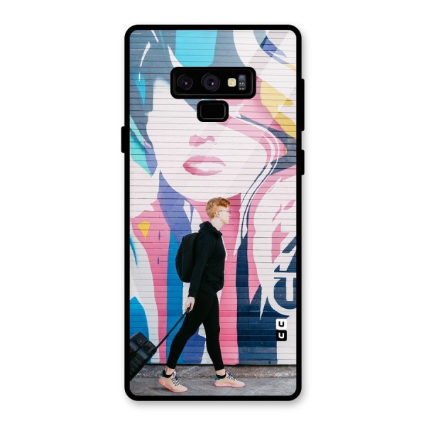 Backpacker Glass Back Case for Galaxy Note 9