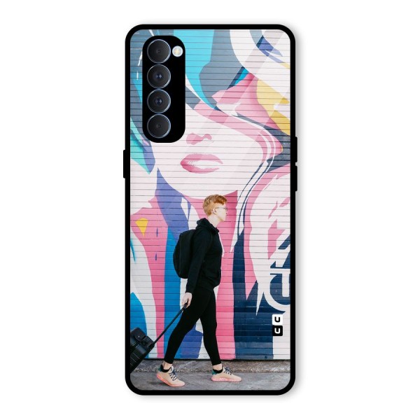 Backpacker Glass Back Case for Oppo Reno4 Pro