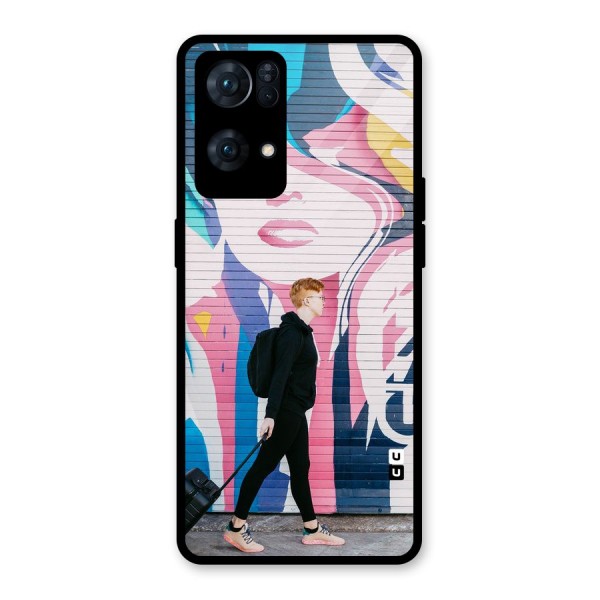 Backpacker Glass Back Case for Oppo Reno7 Pro 5G