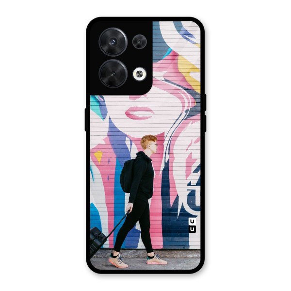 Backpacker Glass Back Case for Oppo Reno8 5G