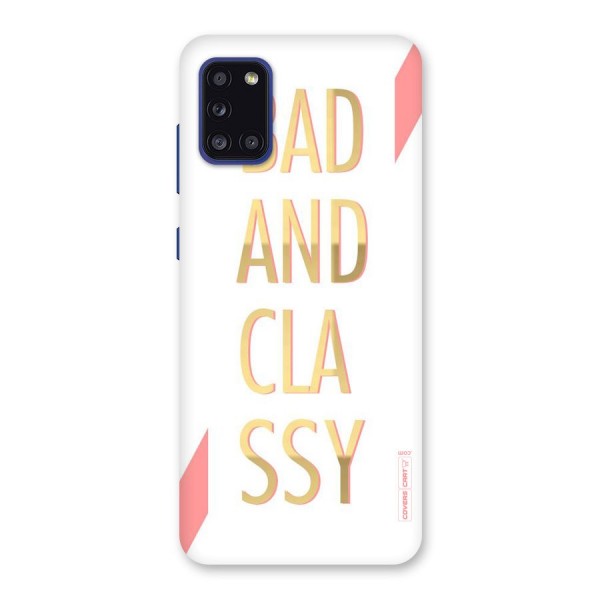 Bad And Classy Back Case for Galaxy A31