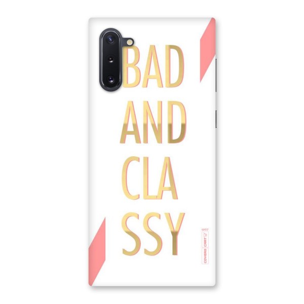 Bad And Classy Back Case for Galaxy Note 10