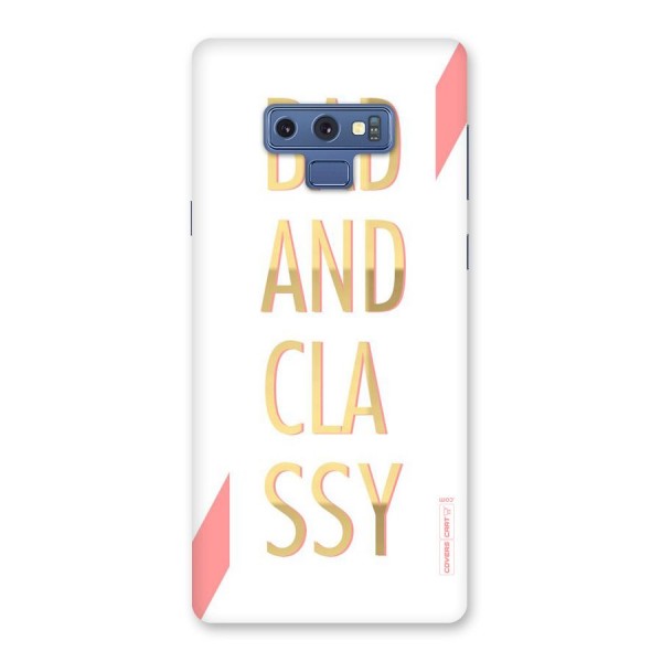 Bad And Classy Back Case for Galaxy Note 9