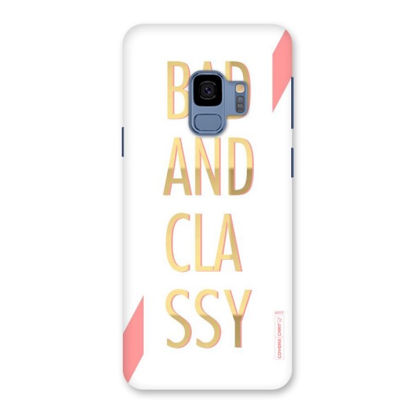 Bad And Classy Back Case for Galaxy S9