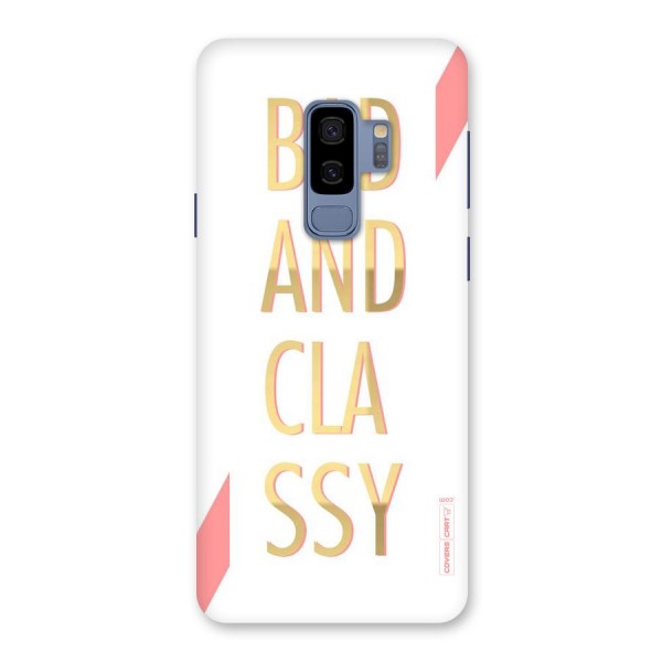 Bad And Classy Back Case for Galaxy S9 Plus