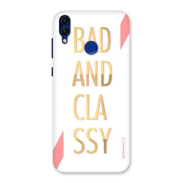 Bad And Classy Back Case for Honor 8C