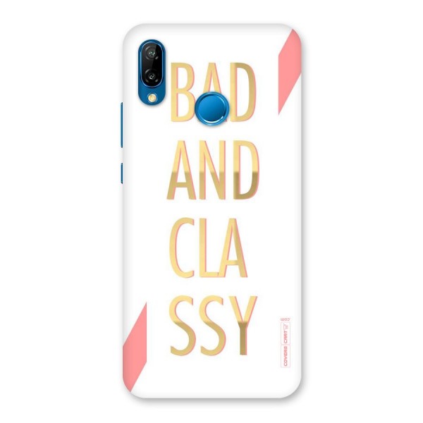 Bad And Classy Back Case for Huawei P20 Lite