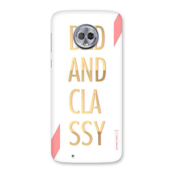 Bad And Classy Back Case for Moto G6