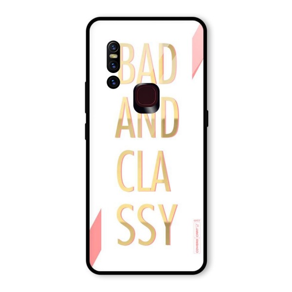 Bad And Classy Glass Back Case for Vivo V15