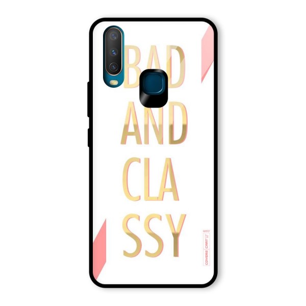 Bad And Classy Glass Back Case for Vivo Y12