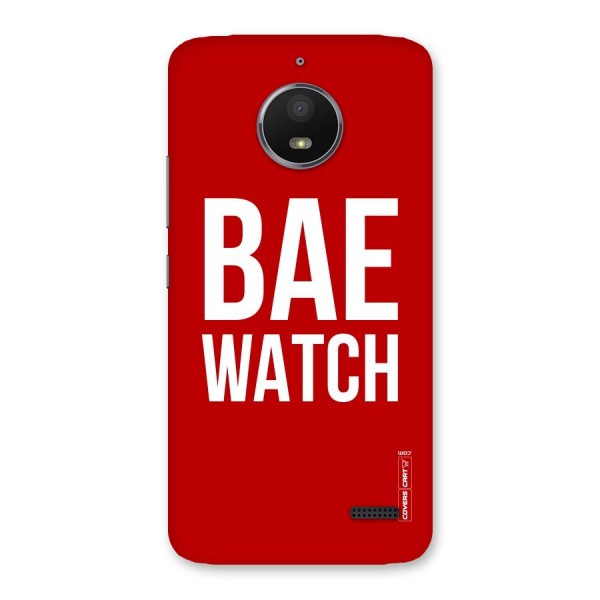 Bae Watch Back Case for Moto E4