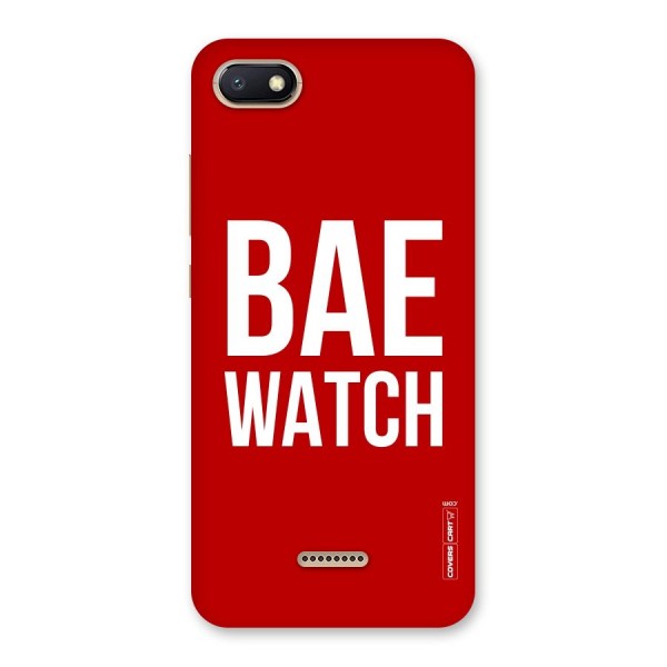 Bae Watch Back Case for Redmi 6A