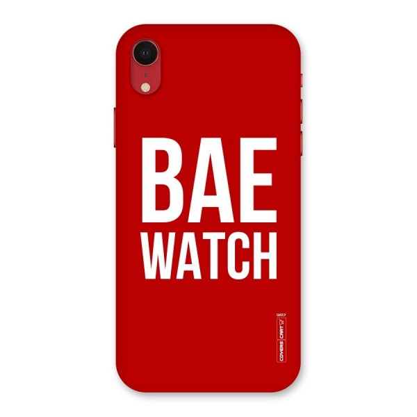 Bae Watch Back Case for iPhone XR