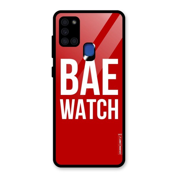 Bae Watch Glass Back Case for Galaxy A21s