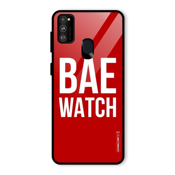 Bae Watch Glass Back Case for Galaxy M21