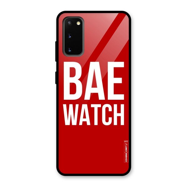 Bae Watch Glass Back Case for Galaxy S20