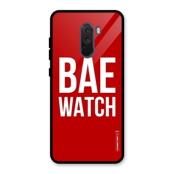 Bae Watch Glass Back Case for Poco F1