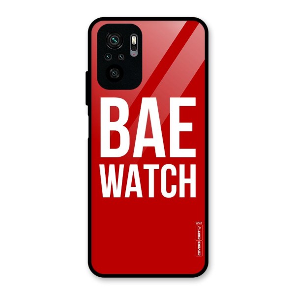 Bae Watch Glass Back Case for Redmi Note 10