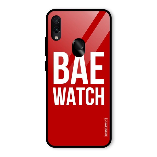 Bae Watch Glass Back Case for Redmi Note 7