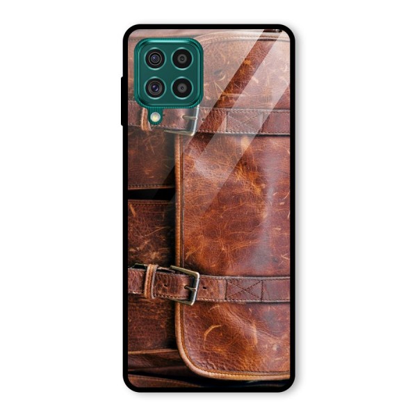 Bag Design (Printed) Glass Back Case for Galaxy F62