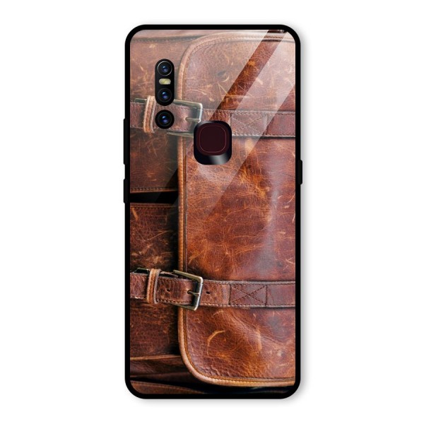 Bag Design (Printed) Glass Back Case for Vivo V15