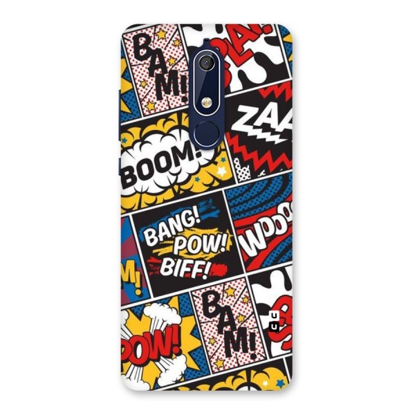 Bam Pattern Back Case for Nokia 5.1