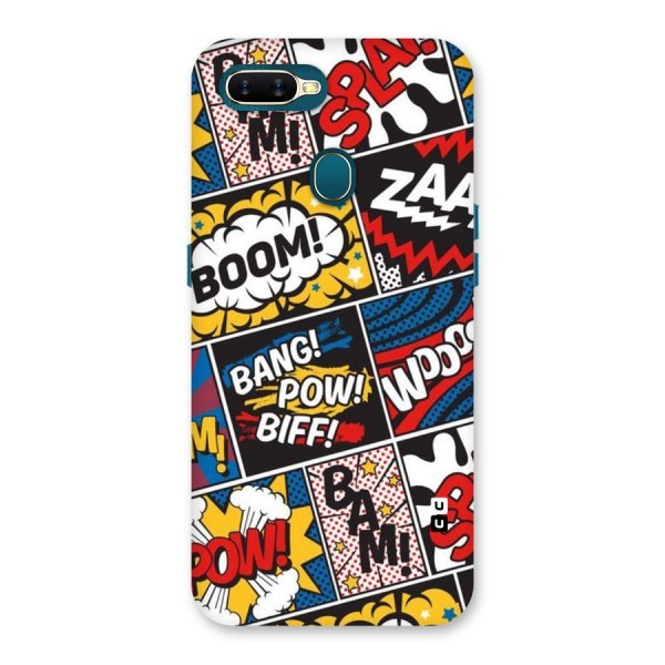 Bam Pattern Back Case for Oppo A12