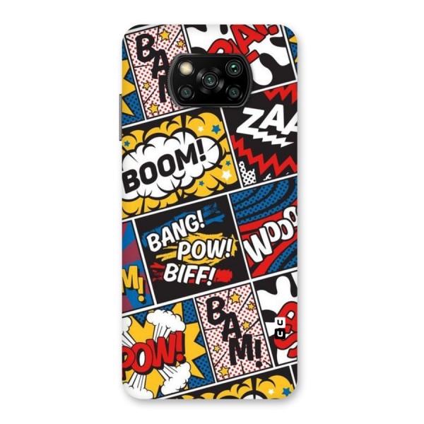 Bam Pattern Back Case for Poco X3