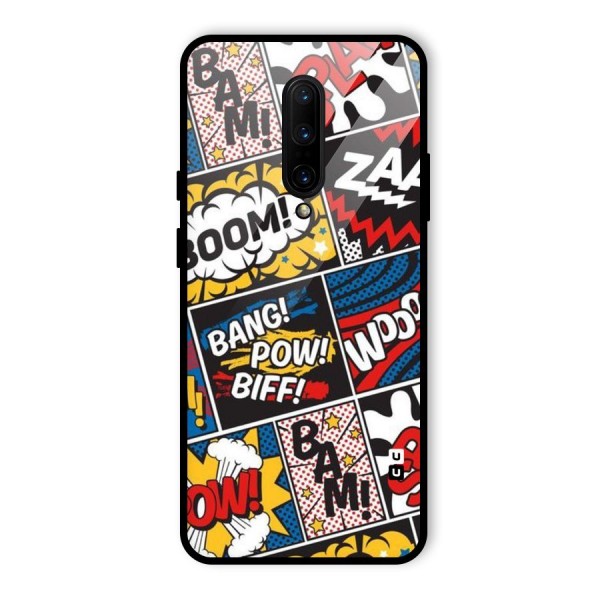 Bam Pattern Glass Back Case for OnePlus 7 Pro