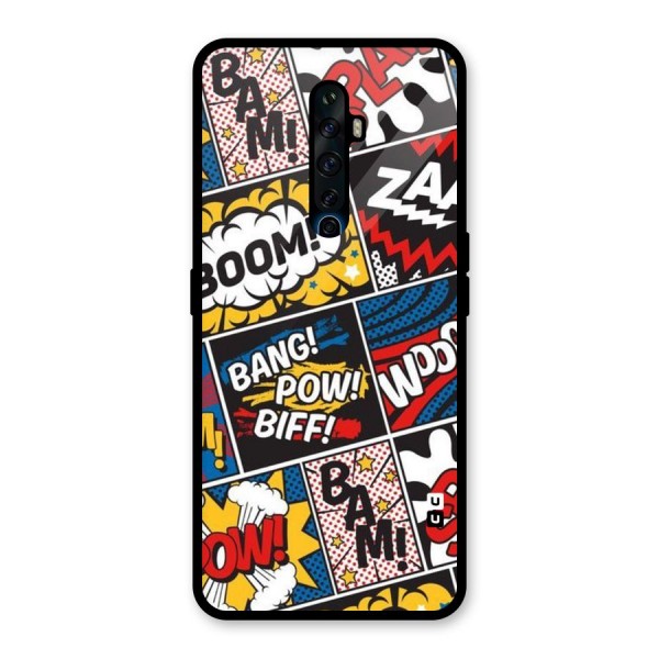 Bam Pattern Glass Back Case for Oppo Reno2 Z