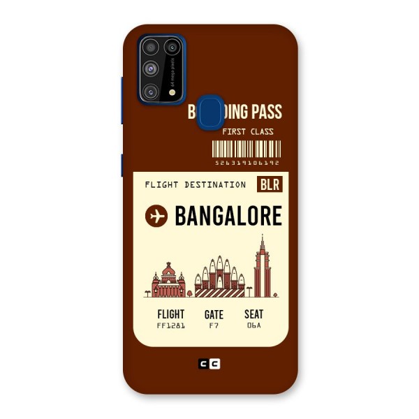 Bangalore Boarding Pass Back Case for Galaxy F41